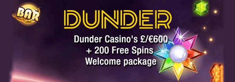Dunder Casino kody bonusowe bez depozytu