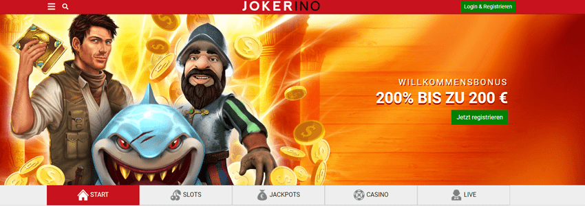 Jokerino Casino €10